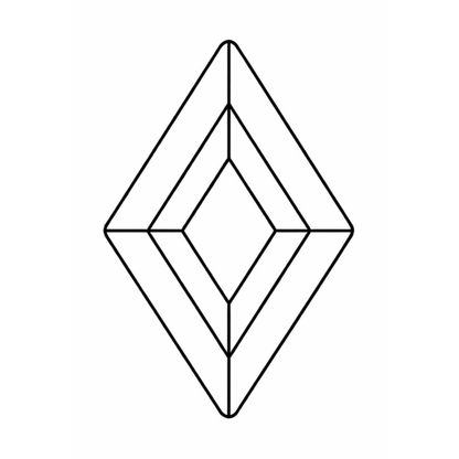 Diamond Shape Tooth Gem Crystals