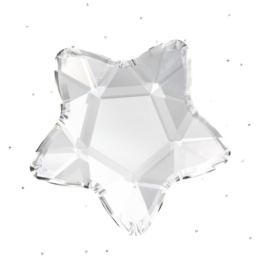 flower star shape tooth gems, lead free crystals, tooth gem supplies