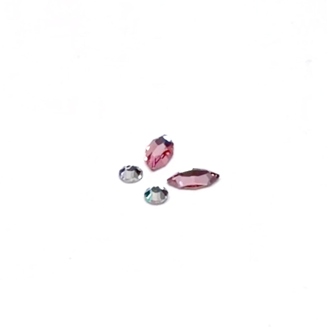 Navette Soft Pink Tooth Gems