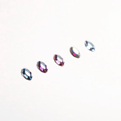 Amethyst Navette Crystal Tooth Gems
