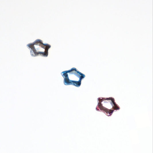 Azure Blue Flower Tooth Gem Crystals