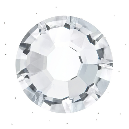 Clear round tooth gem crystal lead free tooth gems 