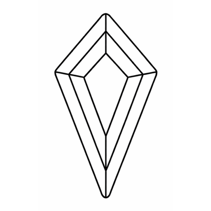 Prism Shape Crystal Tooth Gems