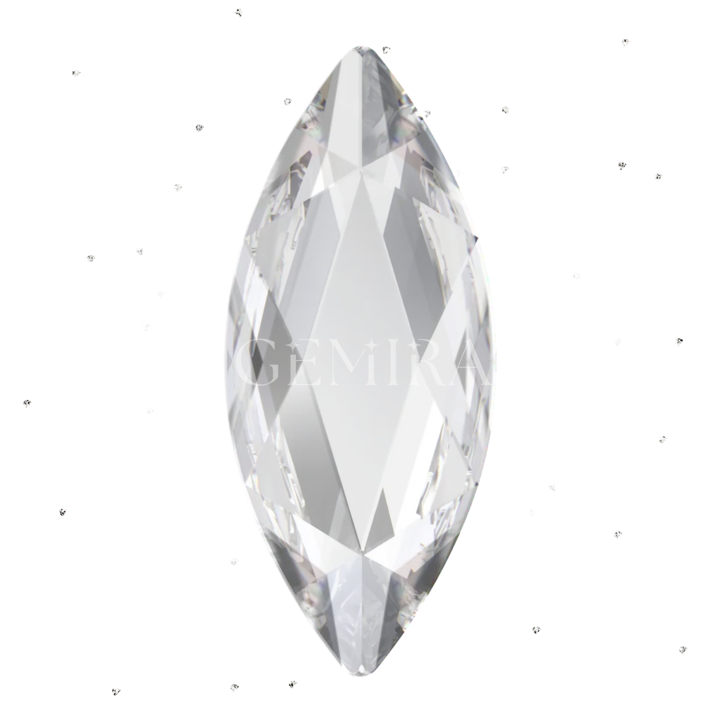 Marquise Crystal Tooth Gems