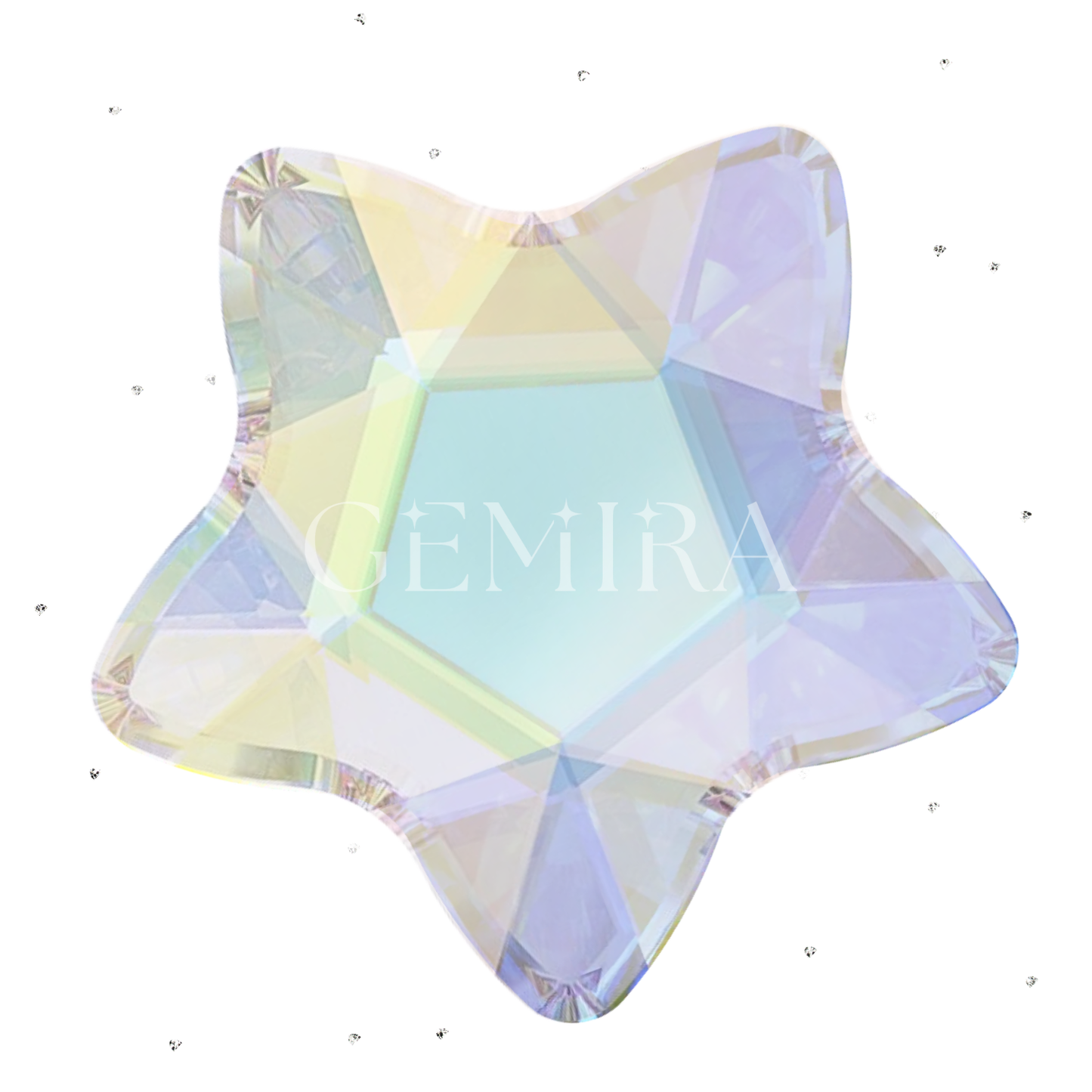 Flower Crystal AB Tooth Gems