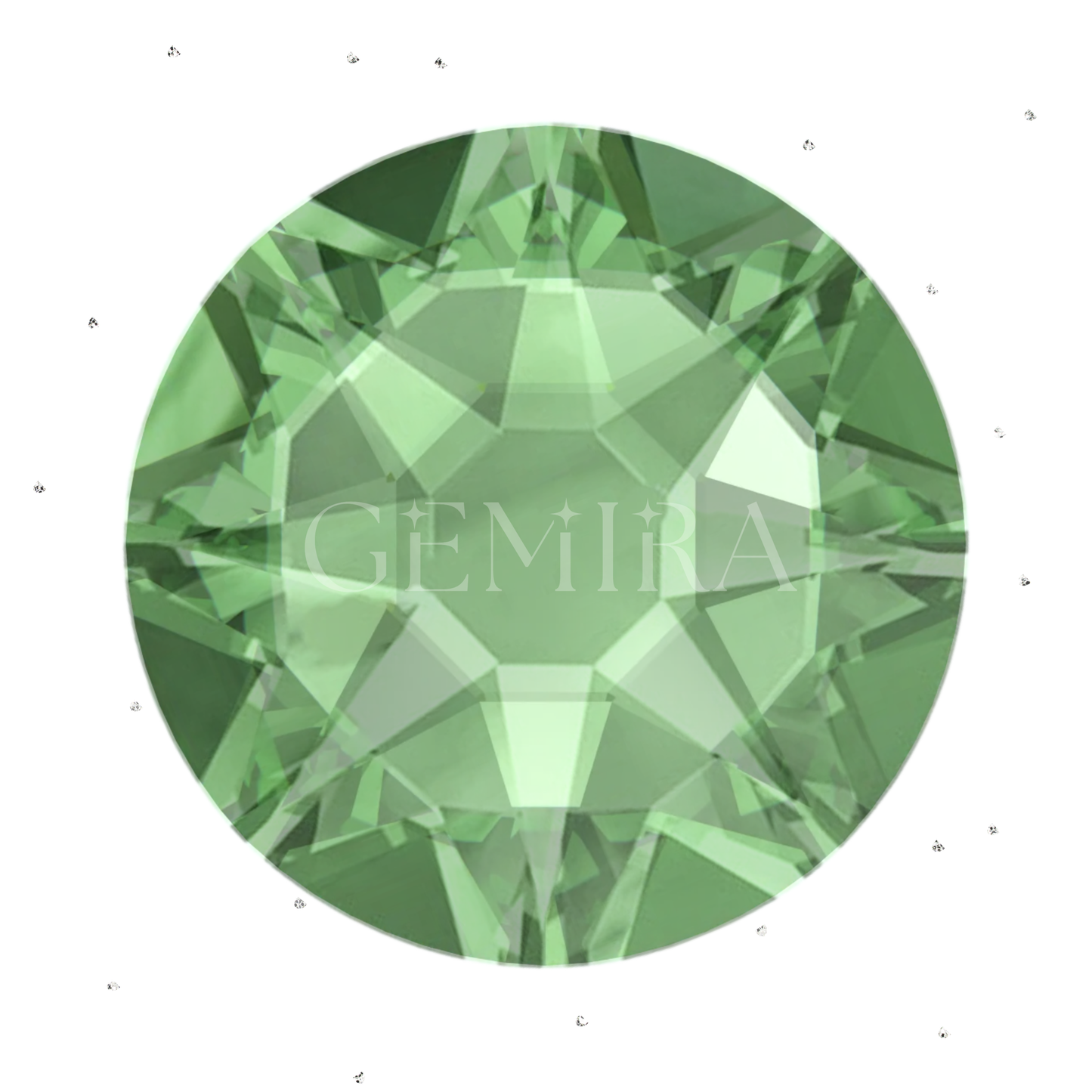 Sage Green Crystal Tooth Gems
