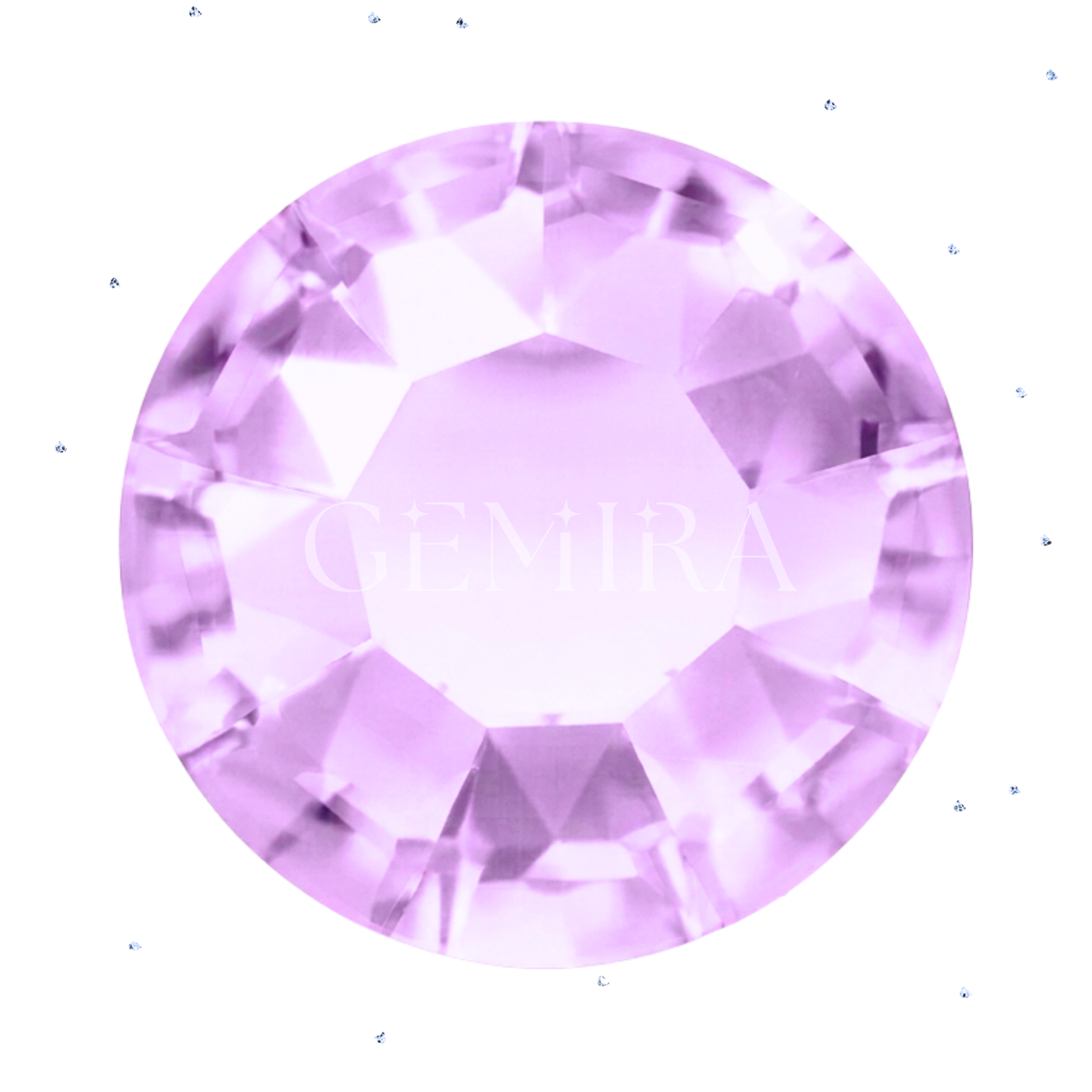 Lilac Purple Tooth Gem Crystals