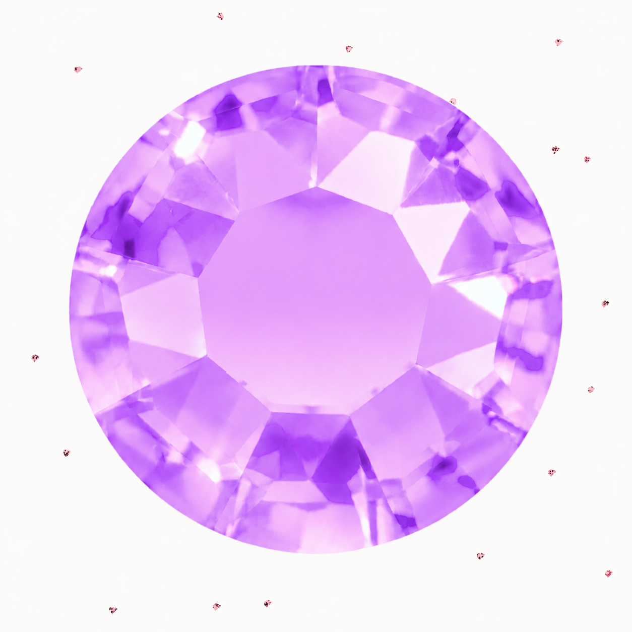 Electric Purple Crystal Tooth Gems