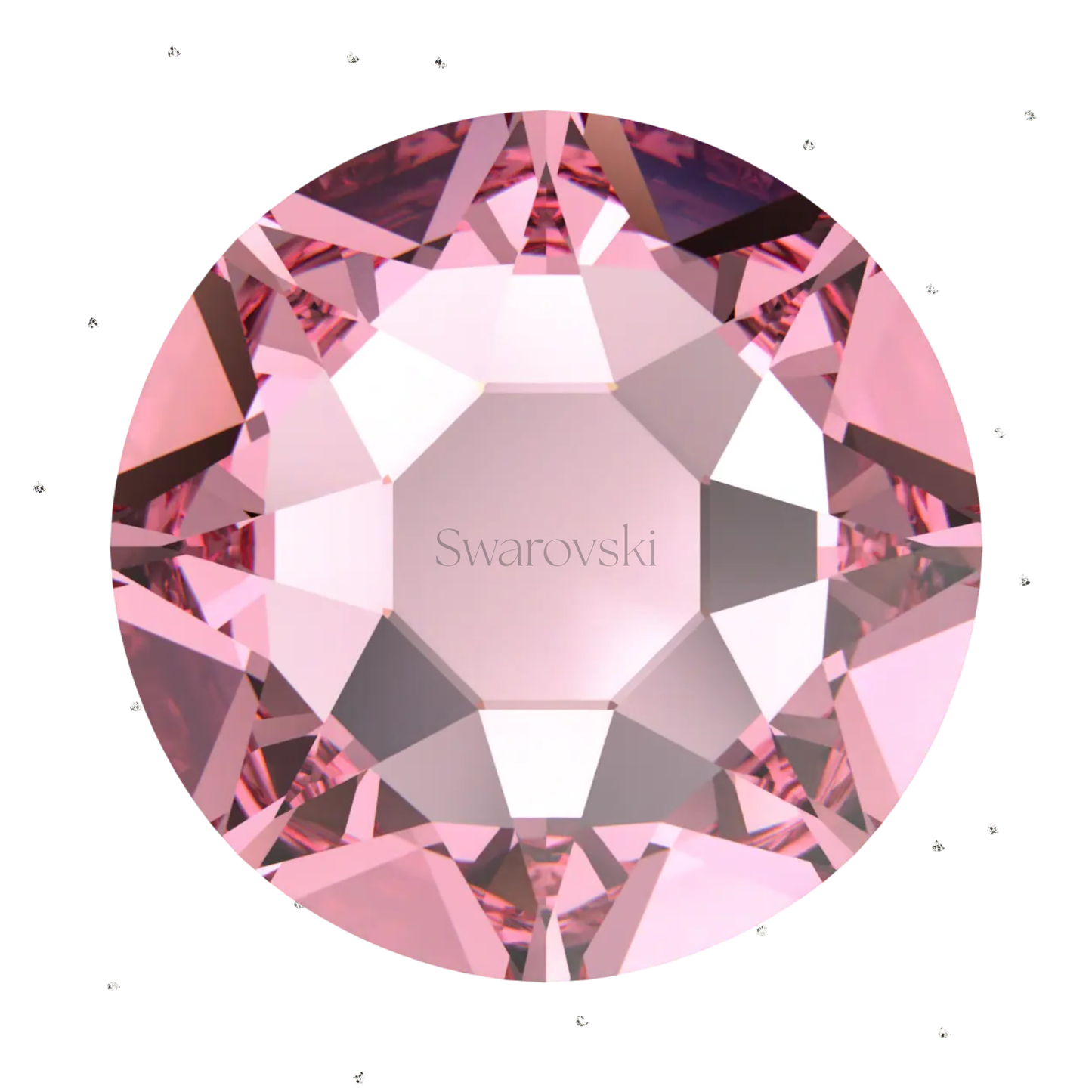 Light Rose Austrian Crystal Gems