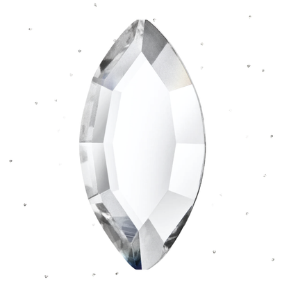 clear oval butterfly wing tooth gem crystal lead free tooth gems 