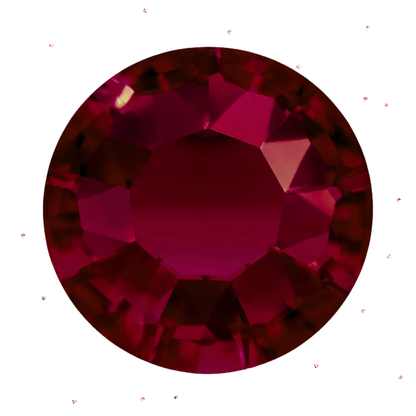 Round ruby dark red tooth gem crystal lead free tooth gems 