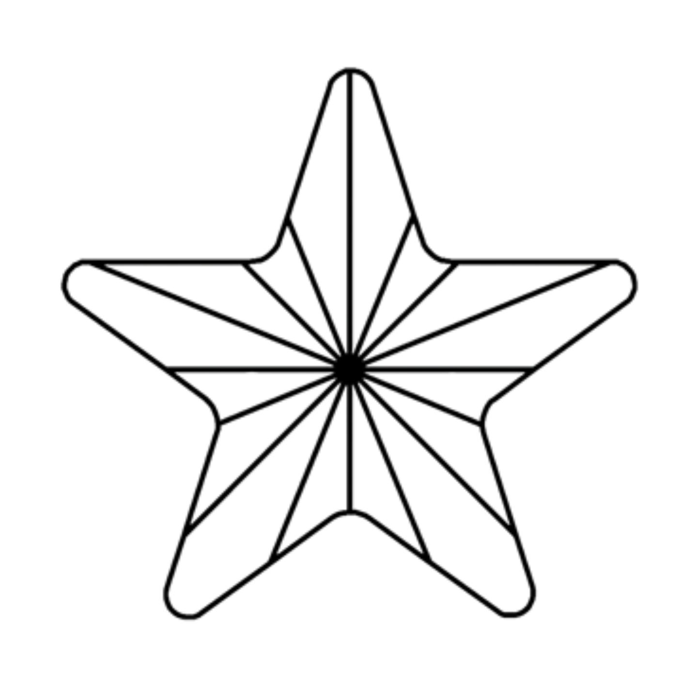 Star Shape Crystal Tooth Gems