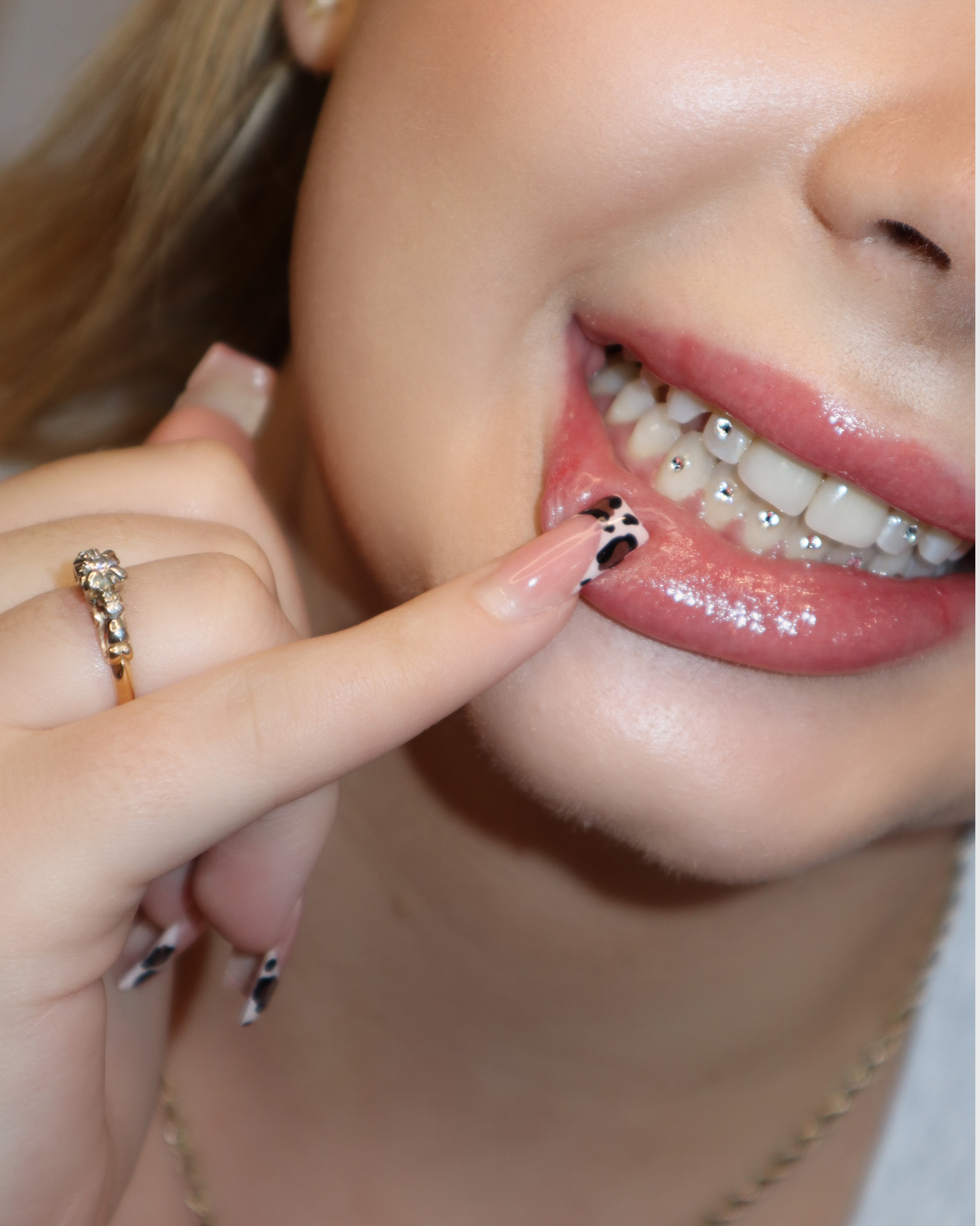 crystal lead free tooth gem supplies